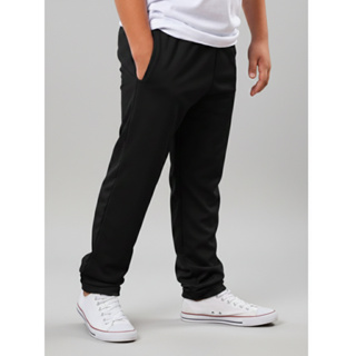 Calça Escolar Helanca Infantil Juvenil Uniforme Reforçada Premium Volta às Aulas Azul Marinho em Oferta na Shopee