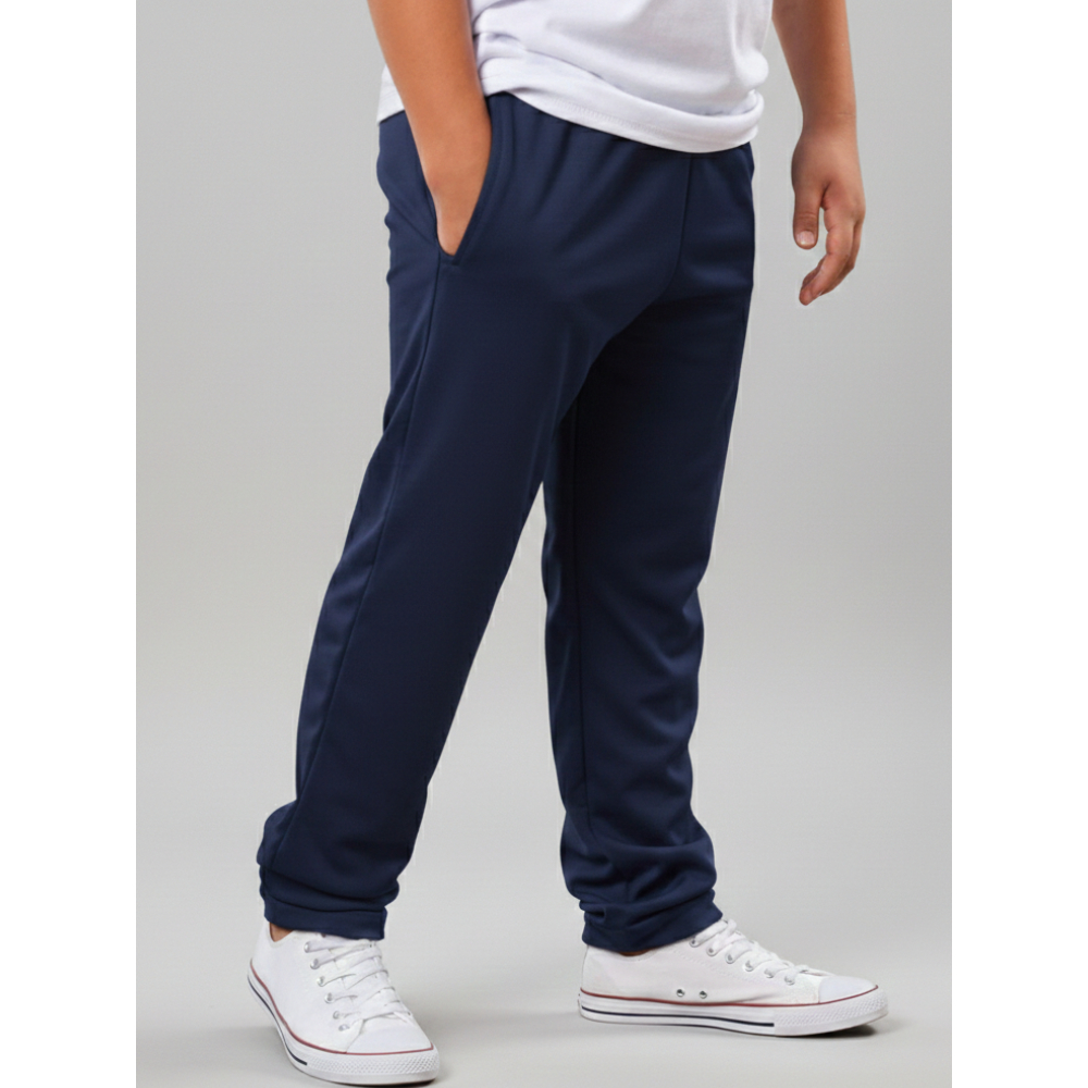 Calça Uniforme Escolar Infantil e Juvenil Helanca com Bolso Roupa Volta as Aulas Unissex