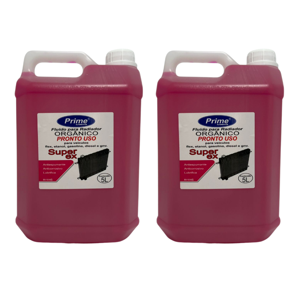 10 Litros aditivo rosa diluido pronto para uso maxiauto 2 galões de 5 litros em Oferta na Shopee