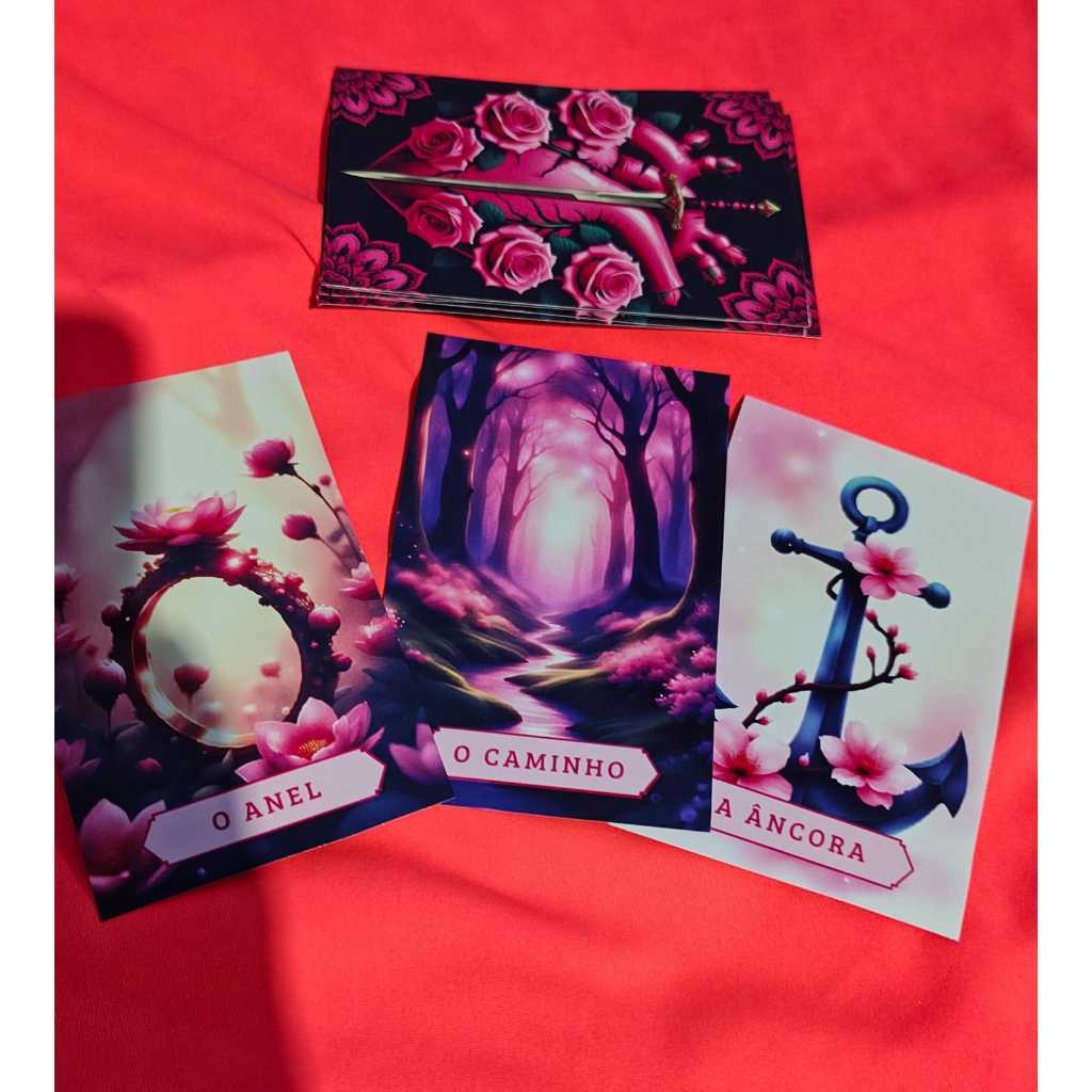 Tarô Baralho Cigano Pomba Gira Menina – Lenormand Espiritual 36 Cartas com Bordas Arredondadas