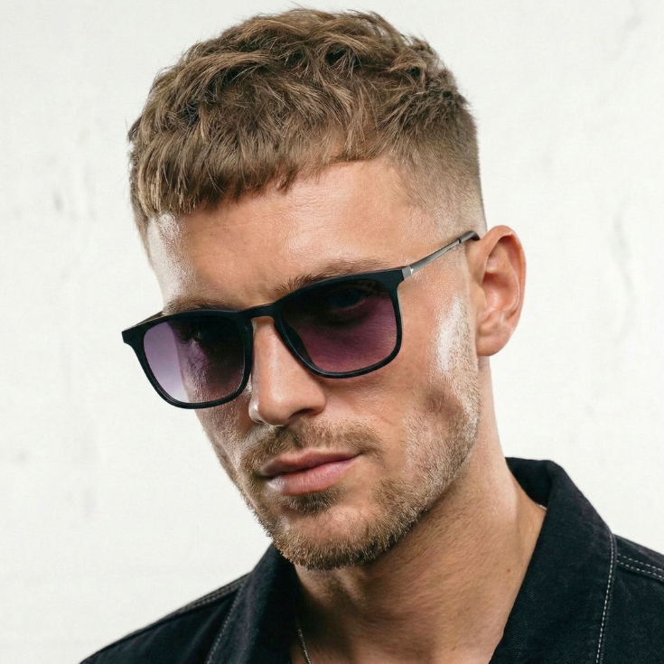 Óculos de Sol Madrid Preto Degradê Premium Mais Vendido Original Classico uv400 Masculino Feminino em Oferta na Shopee