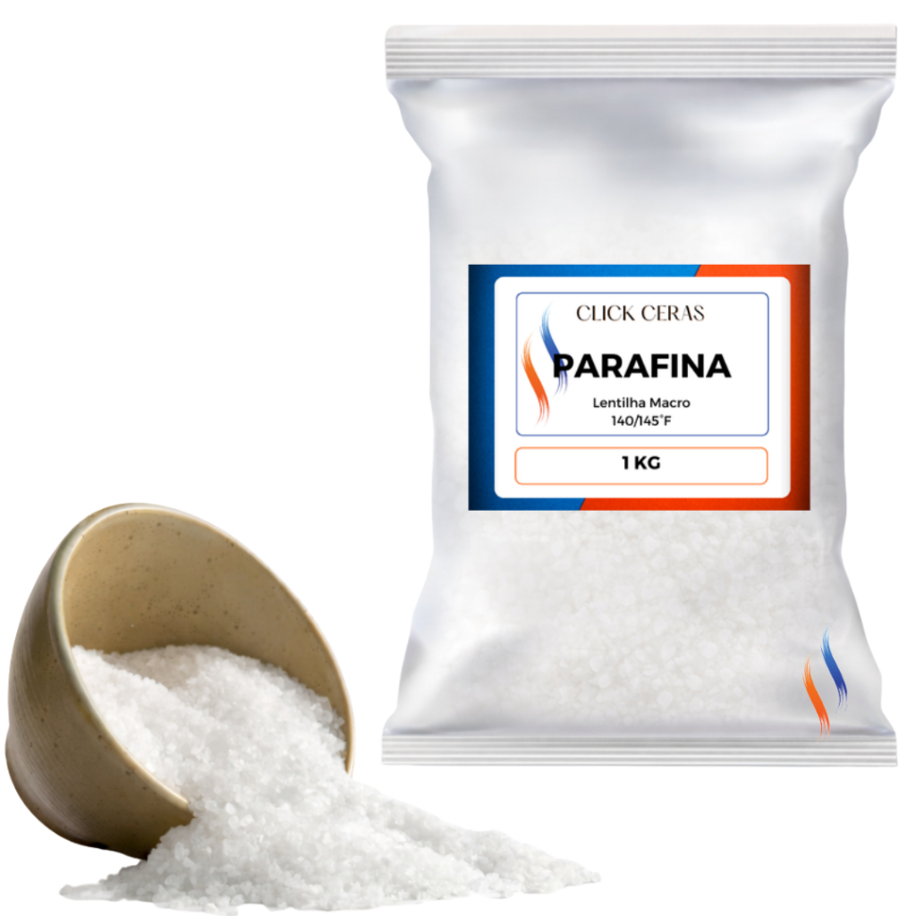 Parafina 1kg  lentilha Granulada Macro 140/145  velas artesanais em Oferta na Shopee