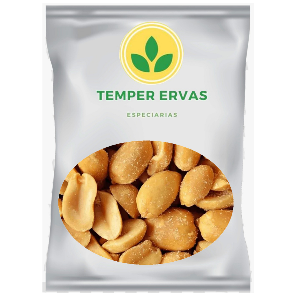 Amendoim Torrado Sem Pele Com Sal 1KG  - PREMIUM em Oferta na Shopee