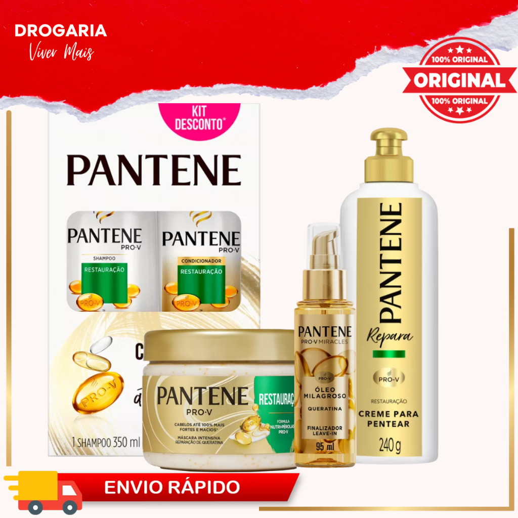 Kits Pantene Cronograma Restauração - Escolha O Seu