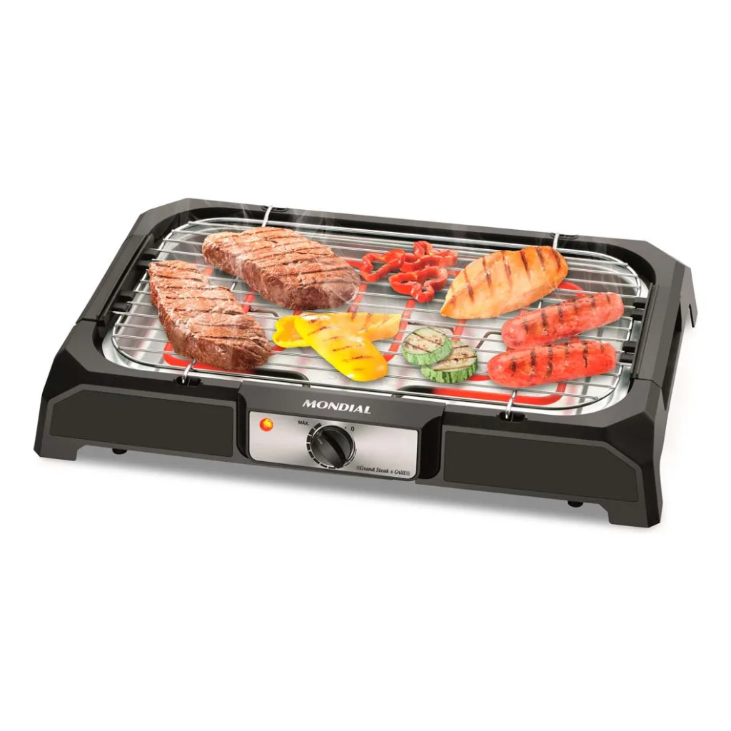 Churrasqueira Elétrica Mondial Grand Steak Grill Ch-05 1800W em Oferta na Shopee
