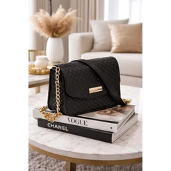 Bolsa Feminina Mini Bag Estilo Blogueira Alça Ombro Com Corrente Tendência