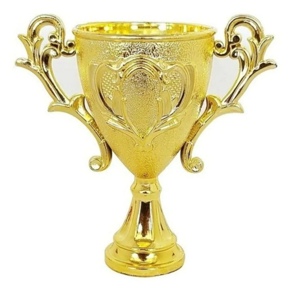 10 Mini Trofeu Futebol Taça Copa, Lembrancinhas, Premiações Campeonato Decoração de Festa