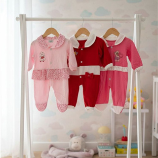 Kit Sortido 03 Peças de Roupas Infantil Menina - Promoção - Kit com 3 Macacão Roupa Infantil Menina em Oferta na Shopee