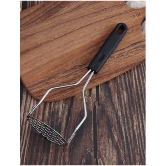 Amassador Espremedor Manual De Batatas Alho Legumes Aço Inox Com Cabo Plástico PREMIUN em Oferta na Shopee