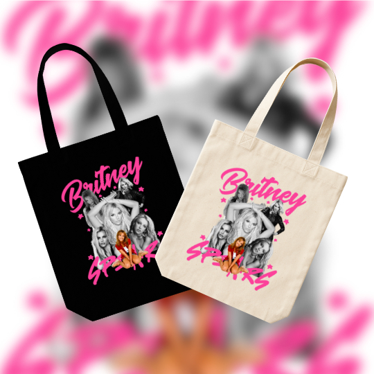 Bolsa Ecobag Britney Spears Iconic Era Princess of Pop / American Singer Música Internacional l 100% Algodão