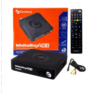 Conversor de áudio e vídeo Century MIDIABOX SE-2 preto com 1 portas em Oferta na Shopee