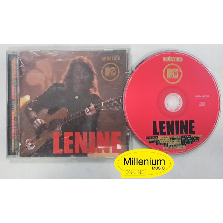 CD Lenine  Acústico MTV 2005 Original Gravadora Colecionador Ótimo Estado