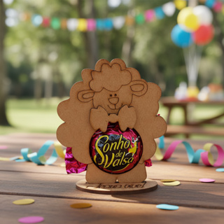 KIT 20 lembrancinha Ovelha porta bombom de pascoa MDF em Oferta na Shopee