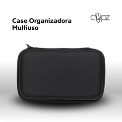 Case Organizadora Multiuso Rígido | Estojo para Cabos, Eletrônicos e Acessórios