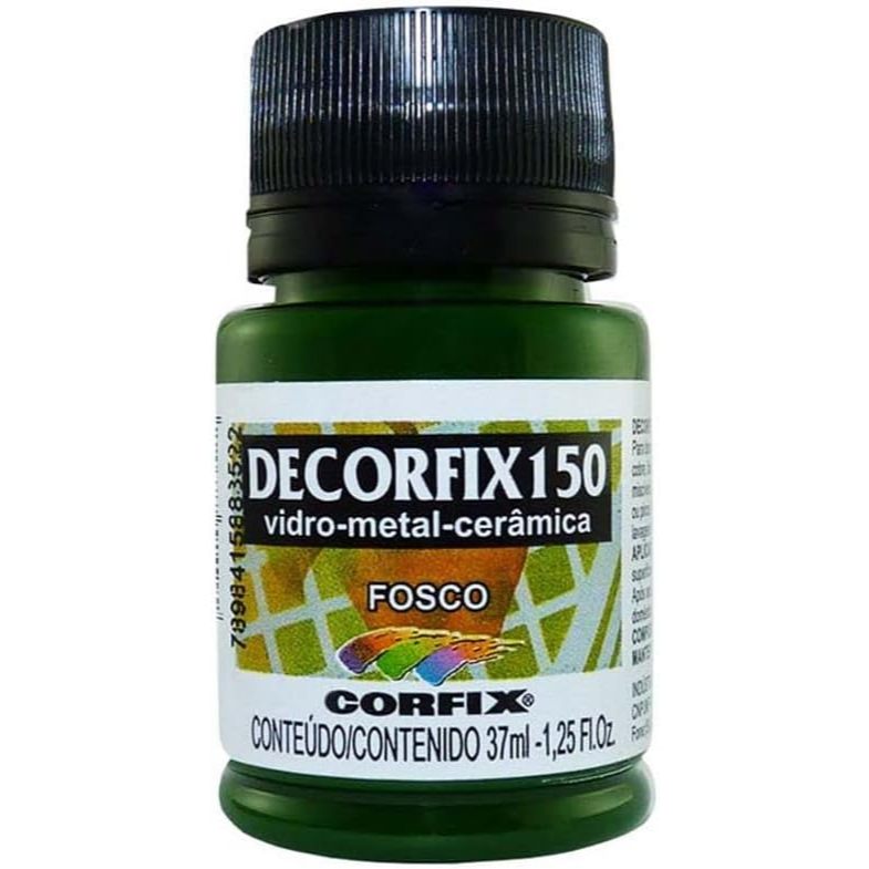 Tinta Decorfix 150º Fosco Corfix - 334 Verde Folha (37ml)
