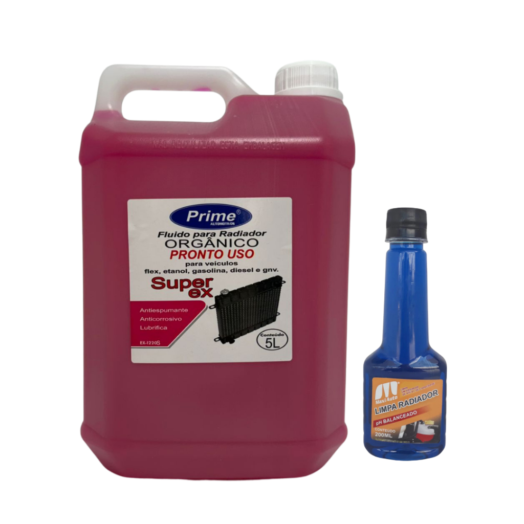 ADITIVO DE RADIADOR PRONTO USO 5 litros MAIS LIMPA RADIADOR ADITIVO DE RADIADOR DILUÍDO