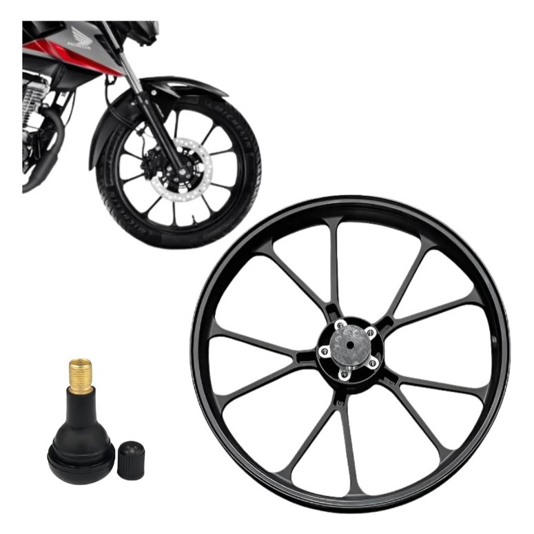Roda Liga Leve Dianteira da Titan 160 2025 Lançamento