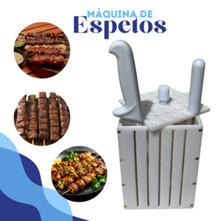 Maquina Pead profissional para 49 Espetinhos Com Faca e Espeto em Oferta na Shopee