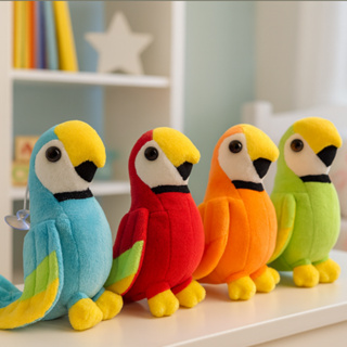 Arara Pelúcia 20cm Lavável Resistente Para Decoração Temática Festa Infantil E Brincar Conforto E Qualidade Garantida em Oferta na Shopee