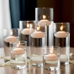 Vela Flutuantes Cera Vegetal - Kit 40 Unidades Decorativa P/vidros