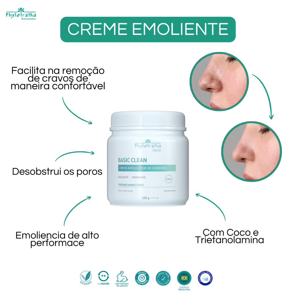 Creme Emoliente De Cravos Trieta E Coco 500g Phytotratha