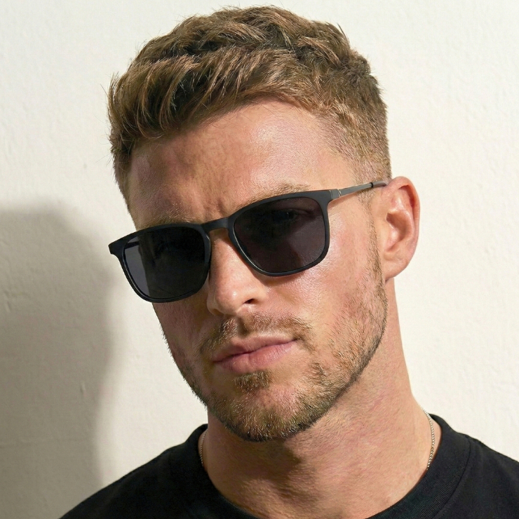 Óculos de Sol Madrid Quadrado Premium Clássico Vintage Retrô Oldstyle uv400 Feminino Masculino