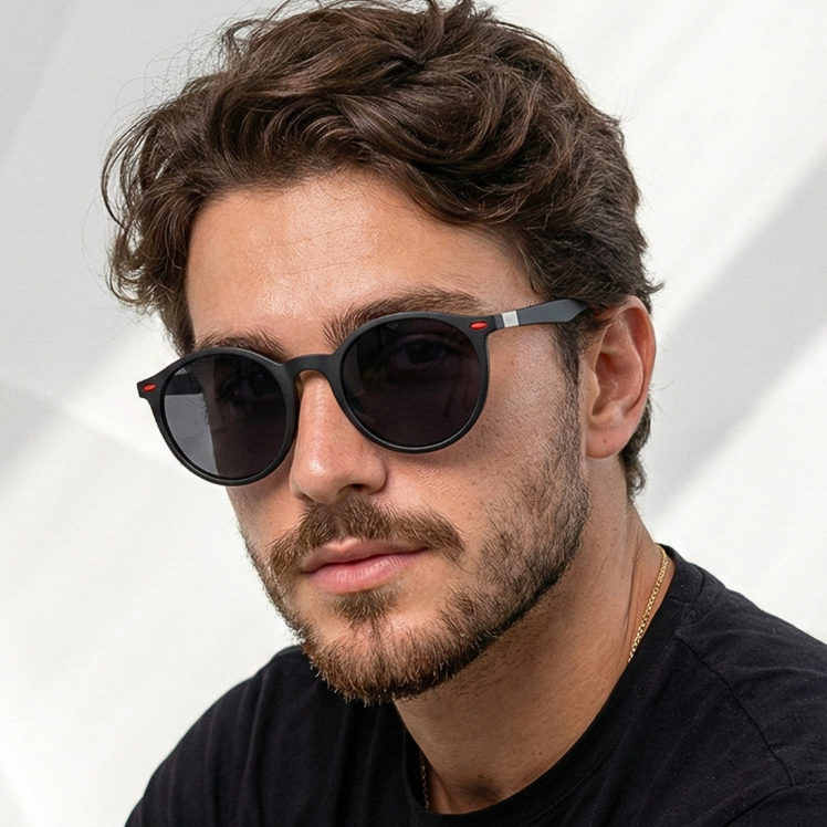 Óculos de Sol Bali Redondo Premium Funk Steampunk Retrô Clássico Oldstyle uv400 Feminino Masculino em Oferta na Shopee