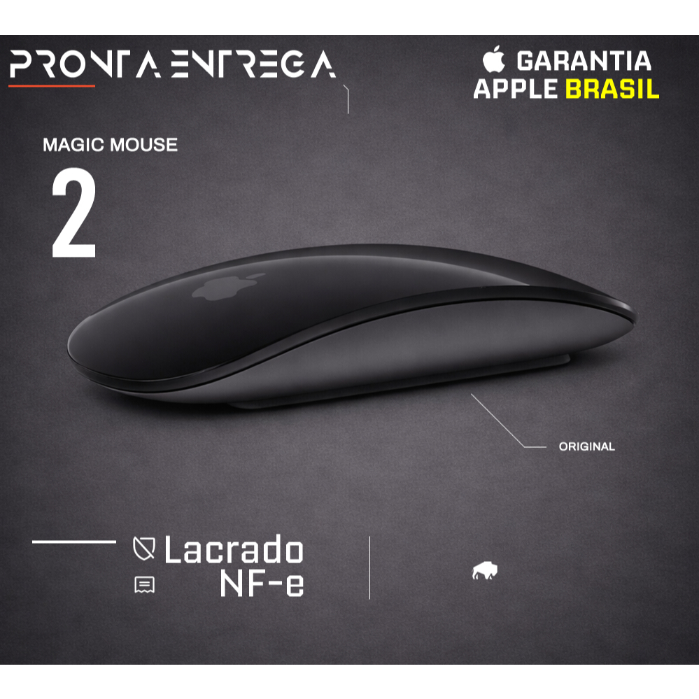 Apple Magic Mouse 2 Cinza Espacial
