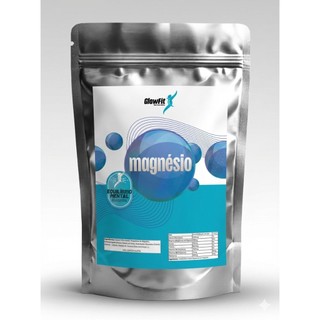 Magnésio com Cálcio  – Saúde Óssea, Relaxamento Muscular e Equilíbrio 300g Glowfit