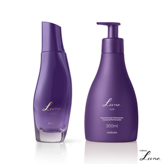 Luna Nuit Natura: Colônia Perfume Feminino 75ml + Hidratante Corporal Perfumado 300ml em Oferta na Shopee