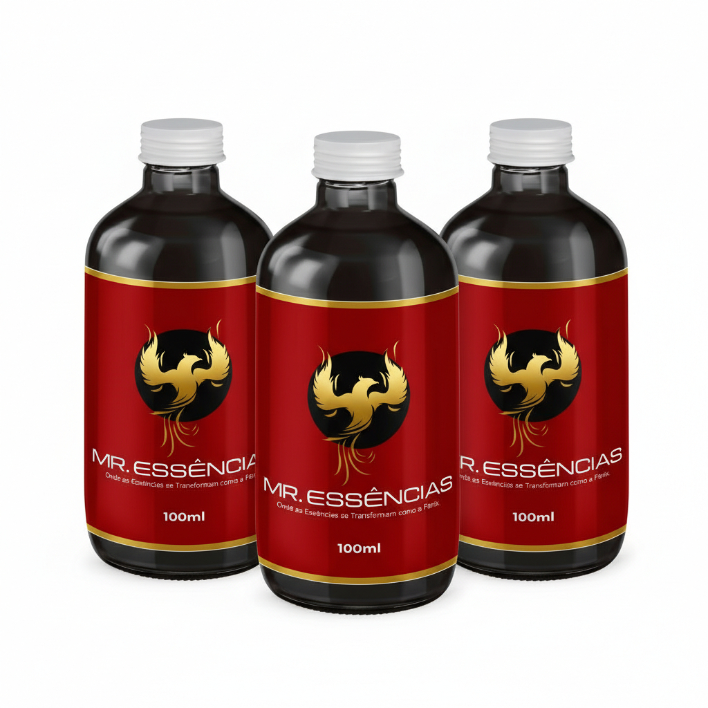 Kit Essência Premium Perfumaria Fina 100mL - 3 Unidades - Perfumes Importados