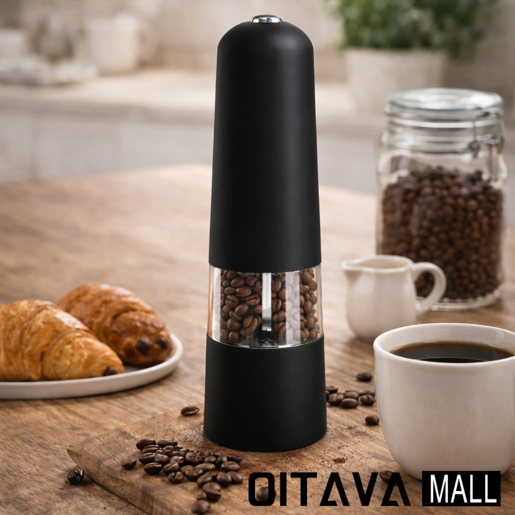 Imagem Moedor De Grãos Elétrico Portátil Recarregável Pimenta Sal Café