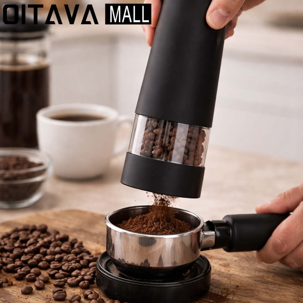 Moedor de Temperos Elétrico Pimenta Temperos Condimentos Automático Com Ajuste de Moagem em Oferta na Shopee