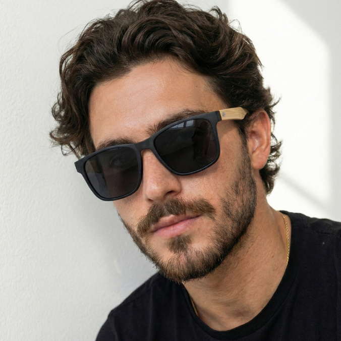 Oculos de Sol Quadrado Preto Premium Moda Praia Classico Tendencia Ntf uv400 Masculino Feminino em Oferta na Shopee