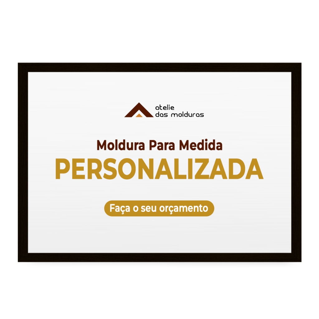 Moldura Sob medida Tamanho Personalizado Quadro Arte Imagem em Oferta na Shopee