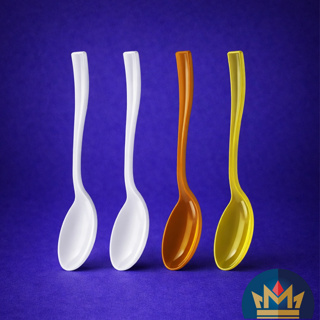 Colher Americana Plastilânia – Prata, Ouro, Bronze ou Cristal - Bolos e Doces - 20/40/60/80/100 em Oferta na Shopee