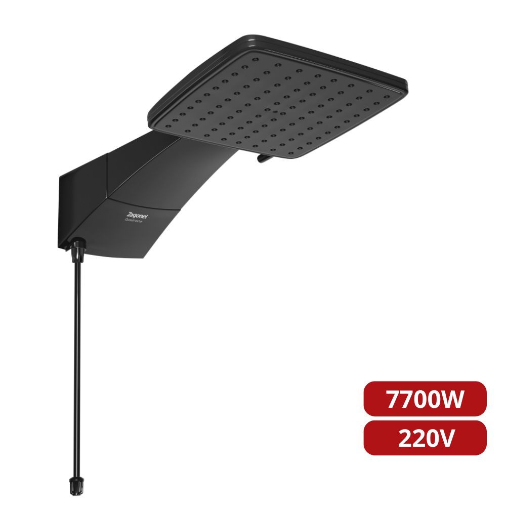 Chuveiro Eletrônico Zagonel Quadratta 7700W 220V em Oferta na Shopee