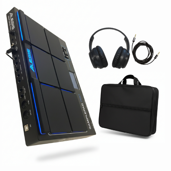 Kit Percussão Eletrônica Alesis 8 Pads + Bag + Fone Exclusivo