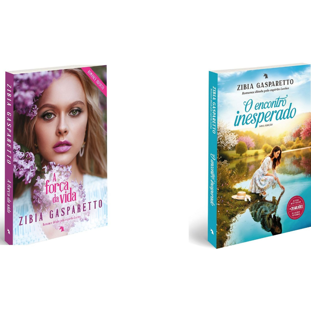 Kit Romance | O encontro inesperado + A força da vida | Romances | Zibia Gasparetto