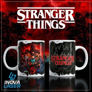 Caneca Personalizada Stranger Things - Cerâmica Alto Brilho - Presente Geek em Oferta na Shopee