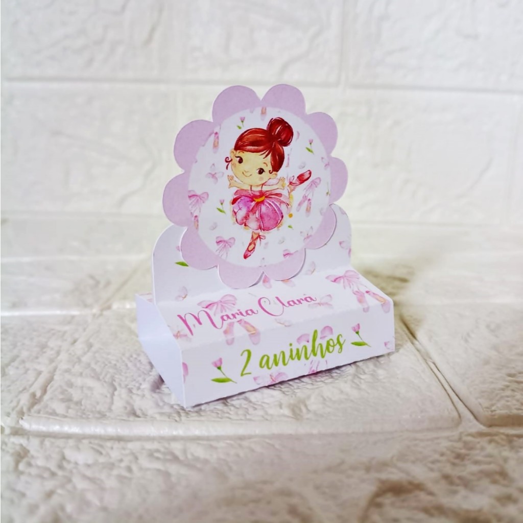Porta Bis Duplo Bailarina Personalizados /Lembrancinha de Festa /Aniversário