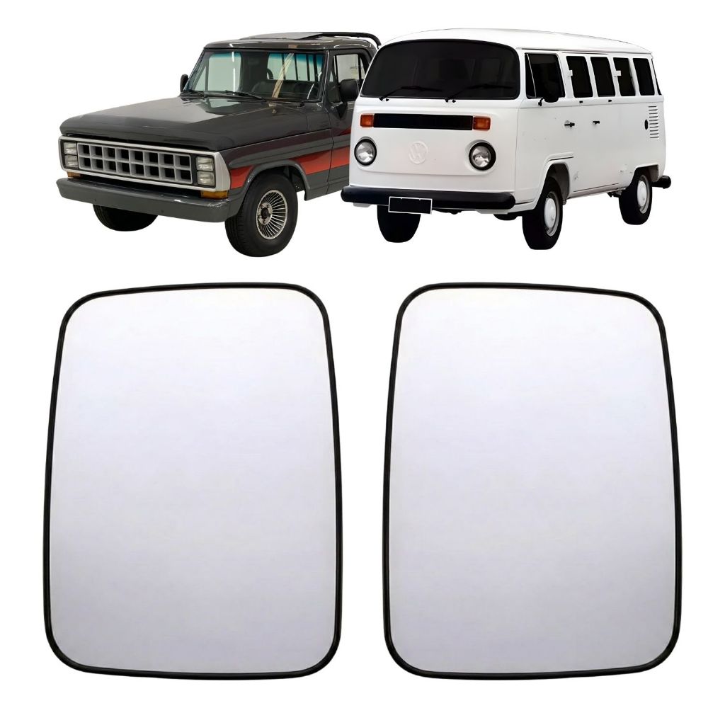 Refil Lente Retrovisor Kombi Clipper F1000 D20