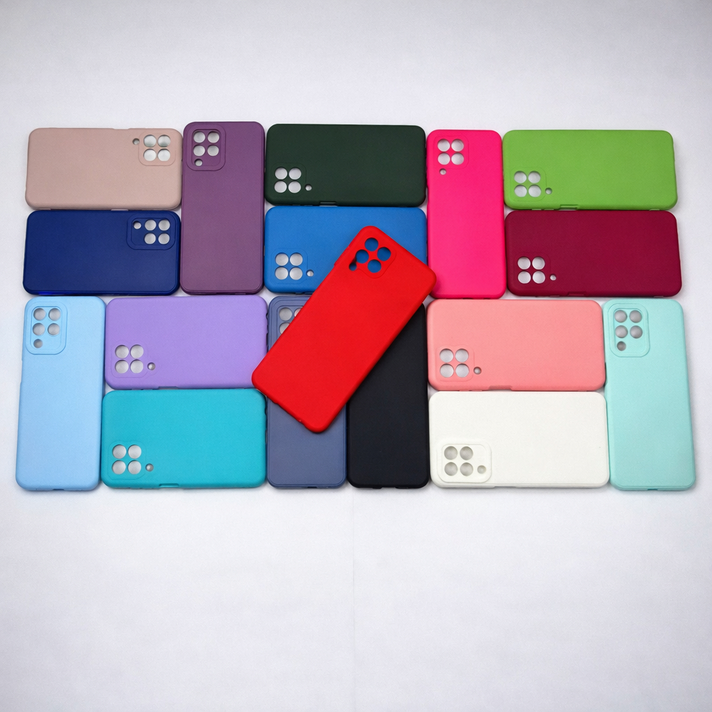 Capa de Celular para Samsung Galaxy M33 5G Silicone Proteção de Câmera Interior Aveludado Macia TPU