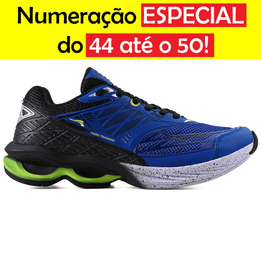 Tenis Masculino Amortecedor Tamanho Especial 44 45 46 47 48 em Oferta na Shopee