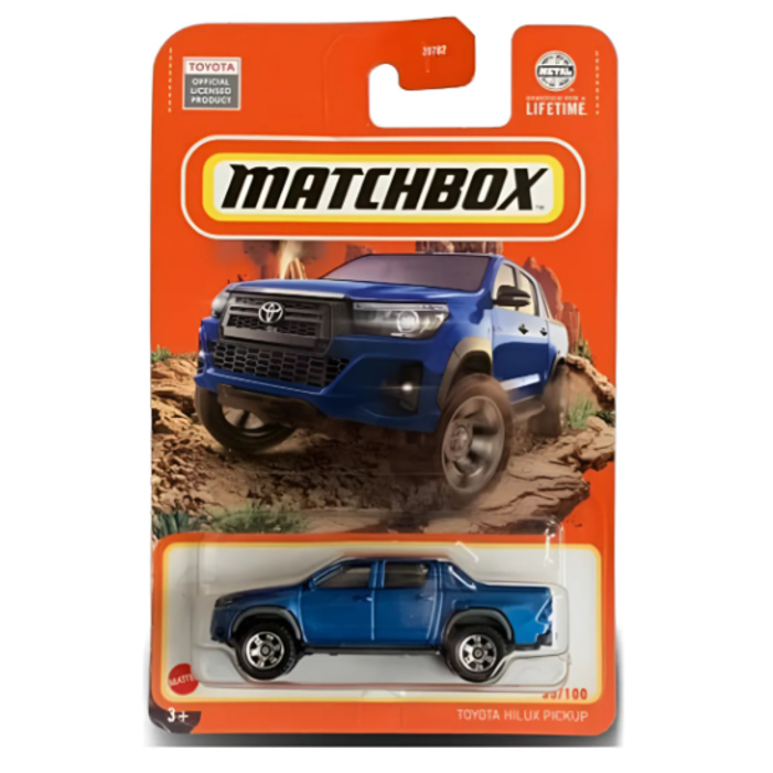 Matchbox Toyota Hilux Pickup Azul 35/100 Azu