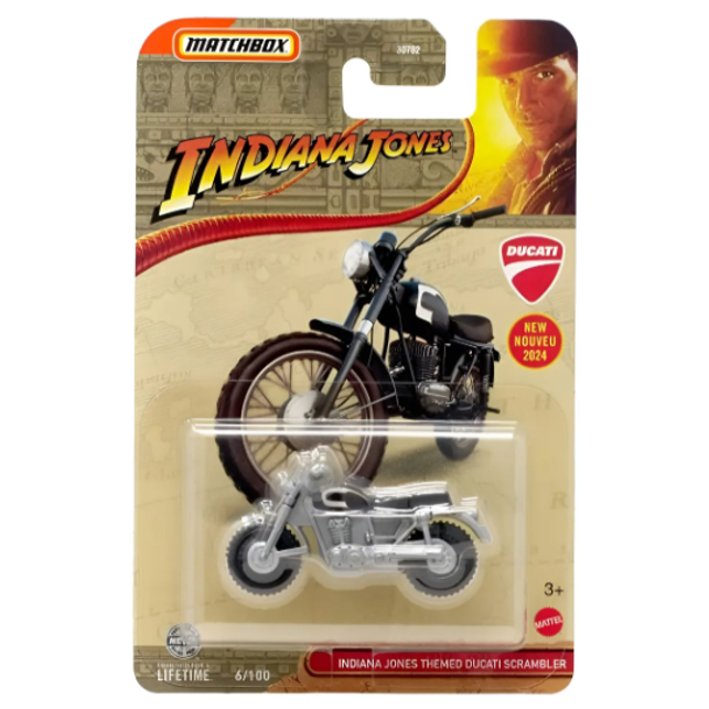 Matchbox Indiana Jones Themed Ducati Scrambler 6/100 Ducati