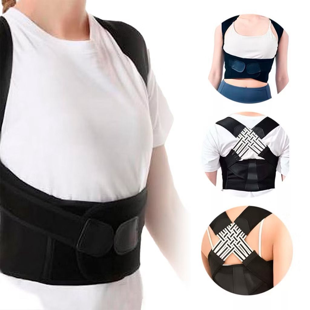 Cinta Corretiva Para Coluna Ajustável, Cinta Corretora Postural, Alivia Dores e Alinha Postura, Lavável Discreta Ajuste