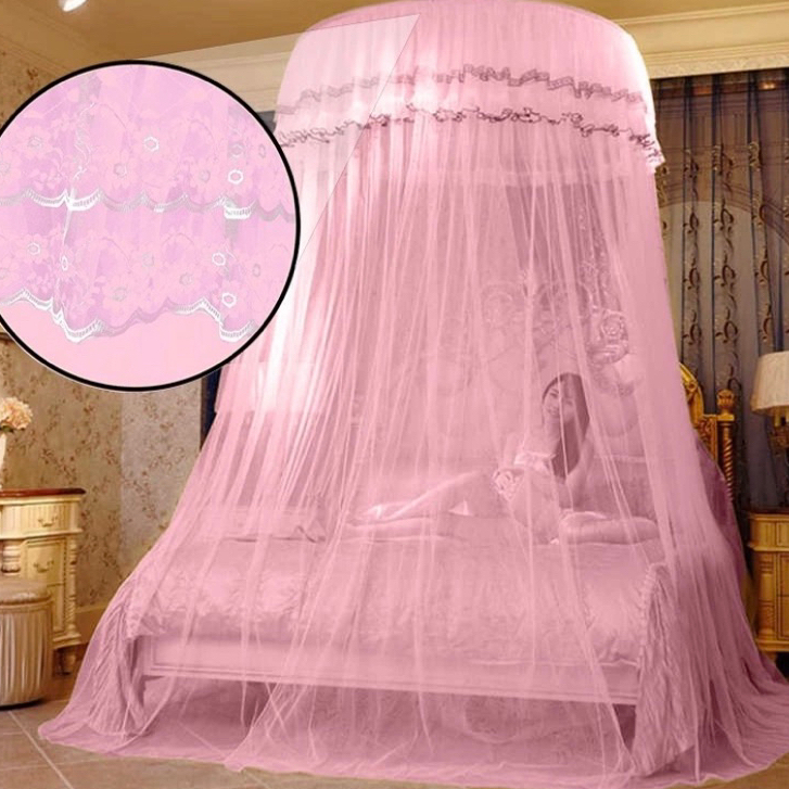 Mosquiteiro Teto Indiano C/Elastico Casal/Box/Queen