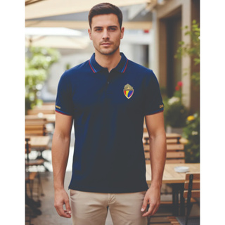 Camisa polo diaconato malha pv ,Malha fria , Bordado na frente e nas costa e manga silk em Oferta na Shopee