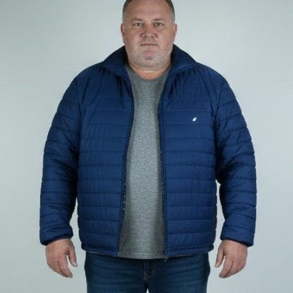 Jaqueta Plus Size até G10 Masculina Puffer Unissex em Tactel Forro de Fibra Dyanjo Inverno carpachos